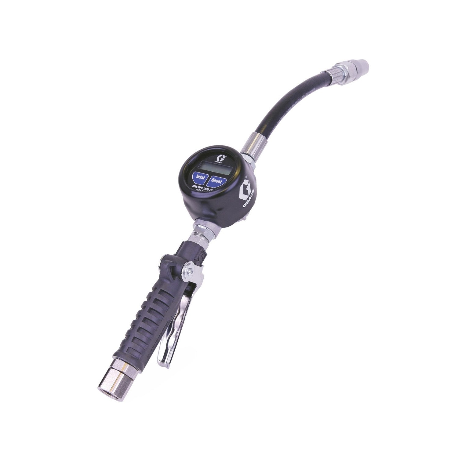 Graco 25C918 EM20 Electronic Manual Oil/Antifreeze Meter, Flexible 3/4 in. Inlet, NPT #25C918, alamoequipment.com