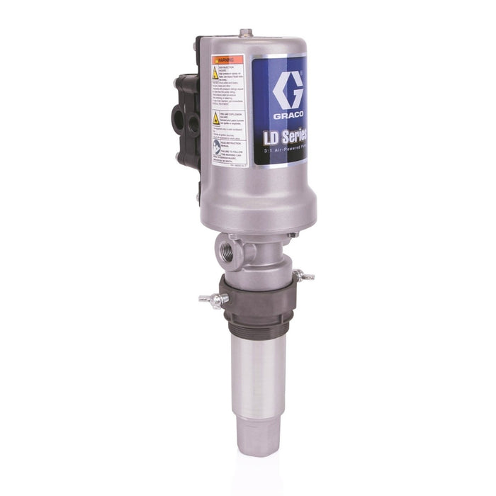 Graco LD Series 3:1 Universal Oil Pump with Bung Adapter - NPT #24G576 side, AlamoEquipment.com