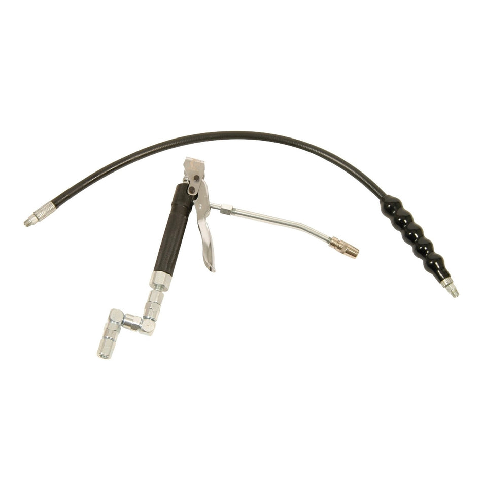 Graco Pro-Shot™ Grease Dispense Valve - Includes 30 in (76.2 cm) Whip Hose, Z-Swivel and Grease Valve, Sight Gauge #224872, AlamoEquipment.com