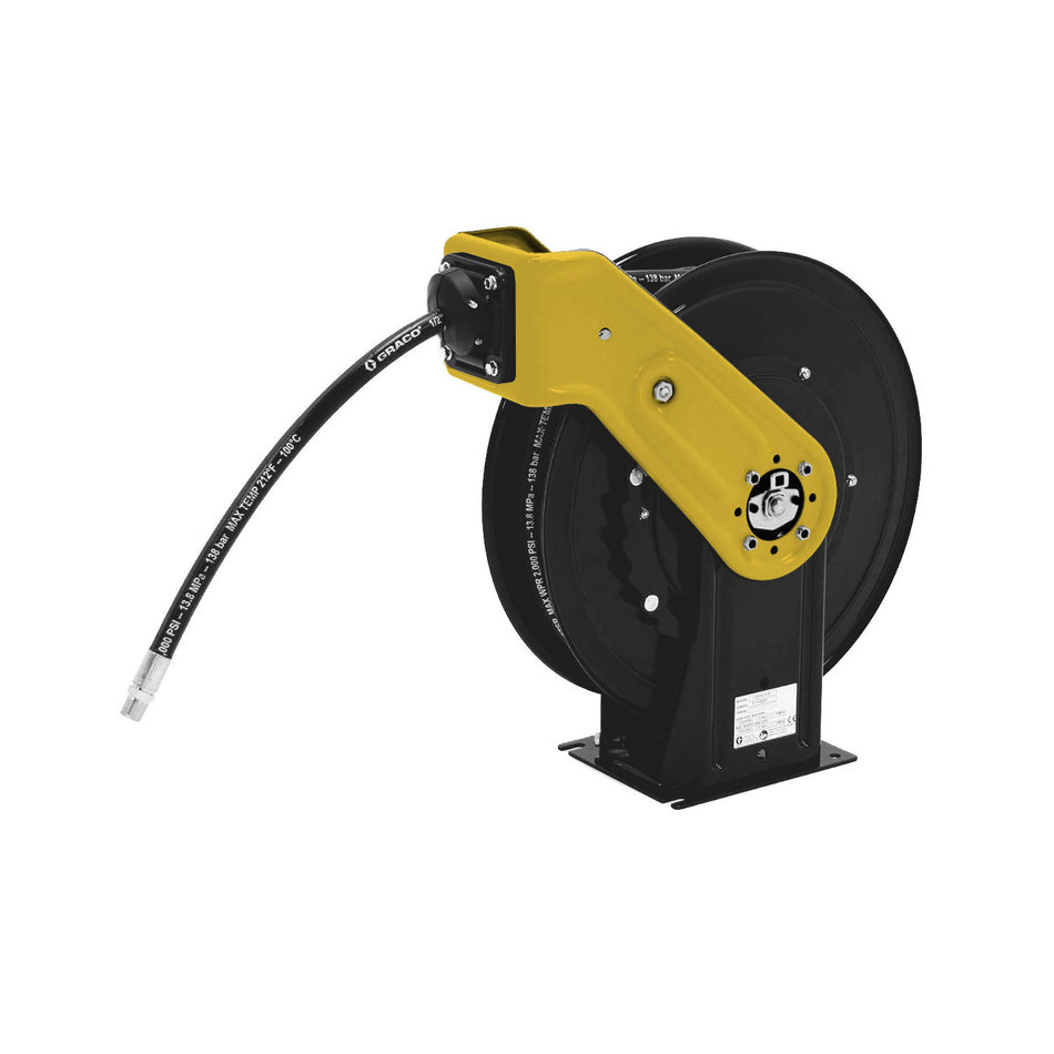 Graco SDX 10 hose reel yellow, alamoequipment.coom