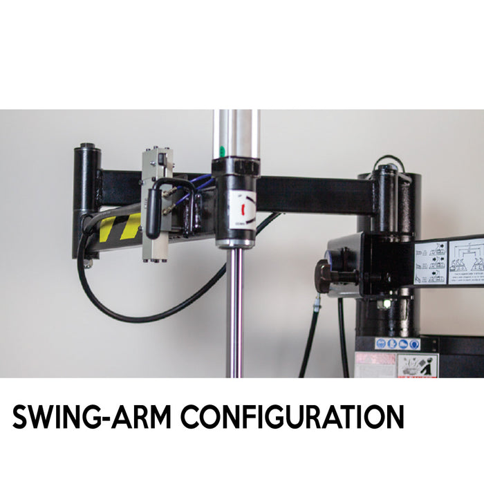 Hofmann Swing Arm Tire Changer #MONTY1675 swing-arm configuration, alamoequipment.com