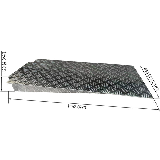 APlusLift 4-Post Lift 45" Long Aluminum Ramps, alamoequipment.com