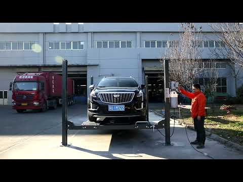 Stratus 4 Post 9k lbs Manual Release Double Parking Car Lift SAE-P49D, alamoequipment.com