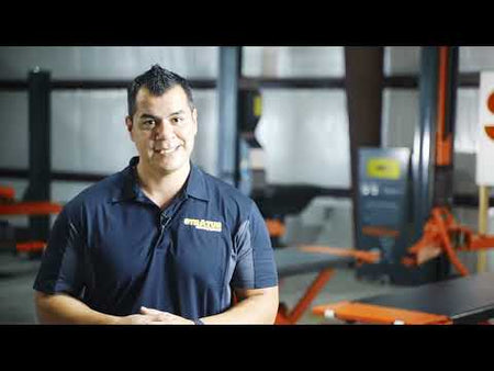 Stratus Extra Wide & Tall 9k lbs Commercal Scissor Lift, SAE-MS9000X video, alamoequipment.com