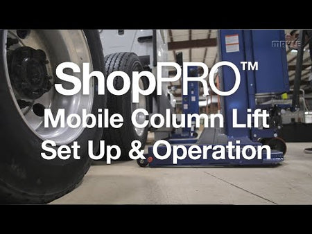 MAHLE ShopPRO Mobile Column Lift Set Up & Operation, AlamoEquipment.com
