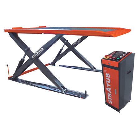 Stratus 110V Electrical Safety Lock Release Scissor Lift SAE-PS6, alamoequipment.com