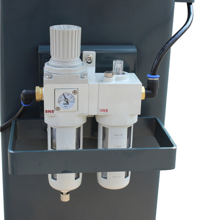 Stratus 4-Post 14k lbs Pneumatic Safety Lock Release Compact Car Lift SAE-414C, alamoequipment.com