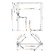 Stratus Clear Floor Height Adjustable 10k lbs 2-Post Lift SAE-C10A, alamoequipment.com