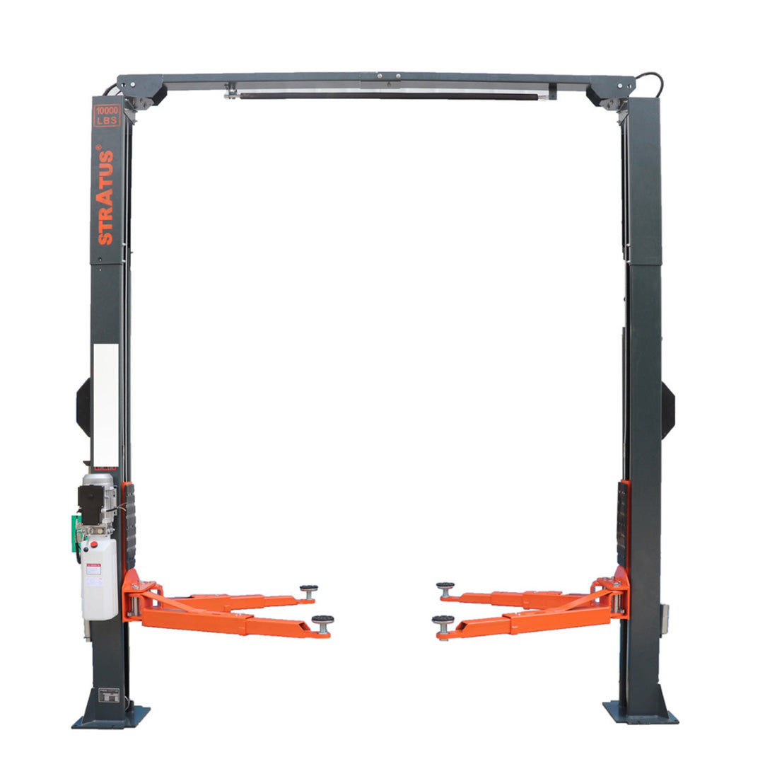 Stratus Pro Asymmetric & Symmetric 10k lbs 2-Post Lift SAE-C10P, alamoequipment.com