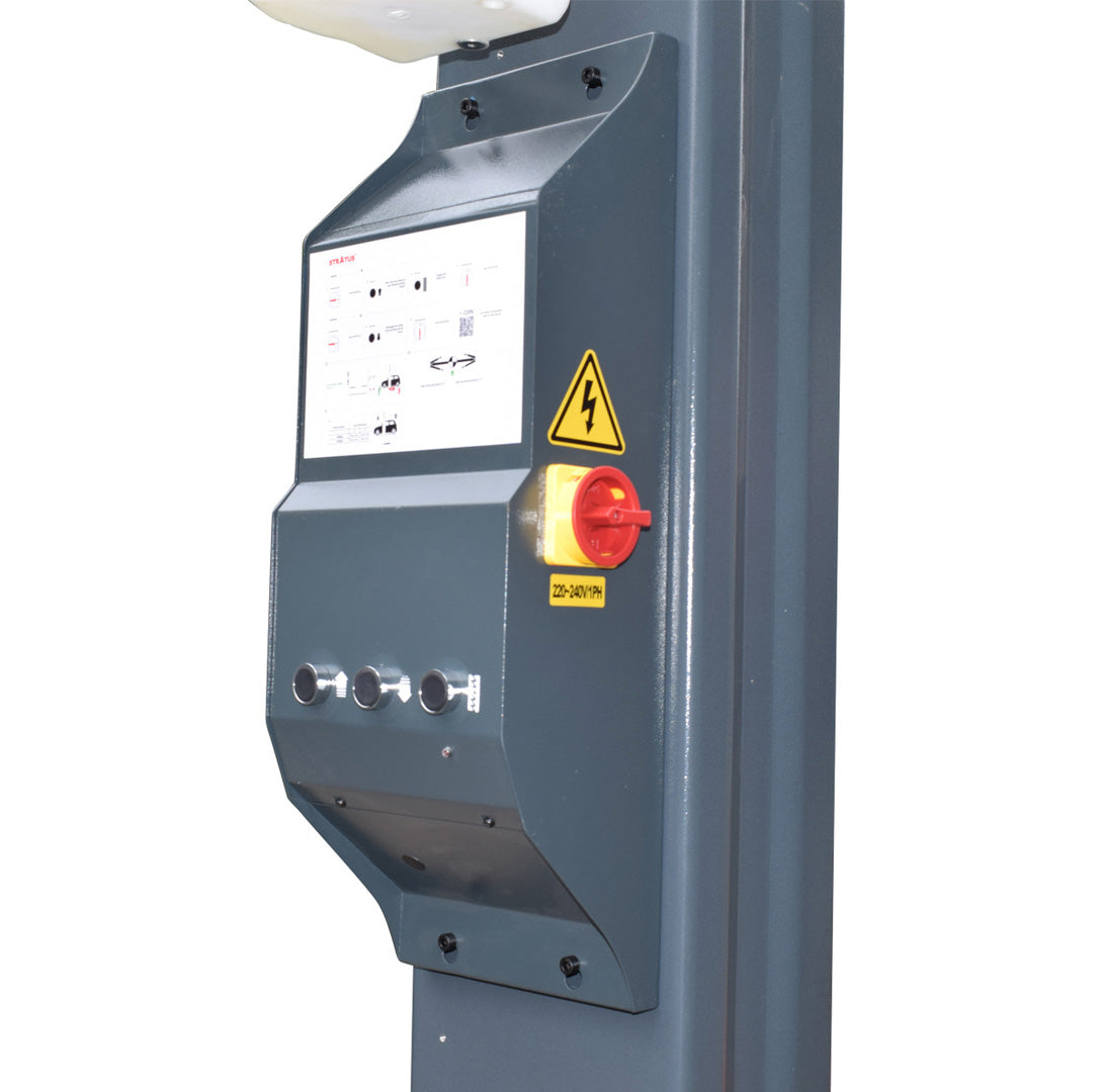 Stratus X-Wide Asymmetric & Symmetric 2-in-1, 10k lbs 2-Post Lift SAE-C10XE, alamoequipment.com