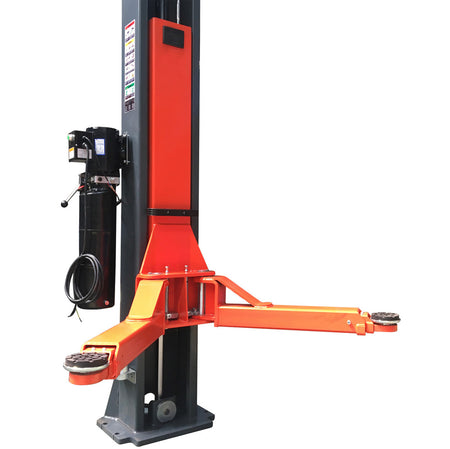 Stratus Clear Floor 12k lbs Single Point Manual Release 2-Post Lift SAE-C12X, alamoequipment.com