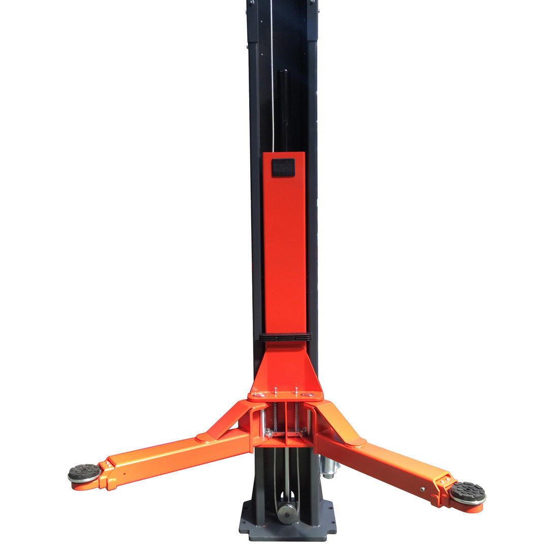 Stratus Clear Floor 12k lbs Single Point Manual Release 2-Post Lift SAE-C12X, alamoequipment.com