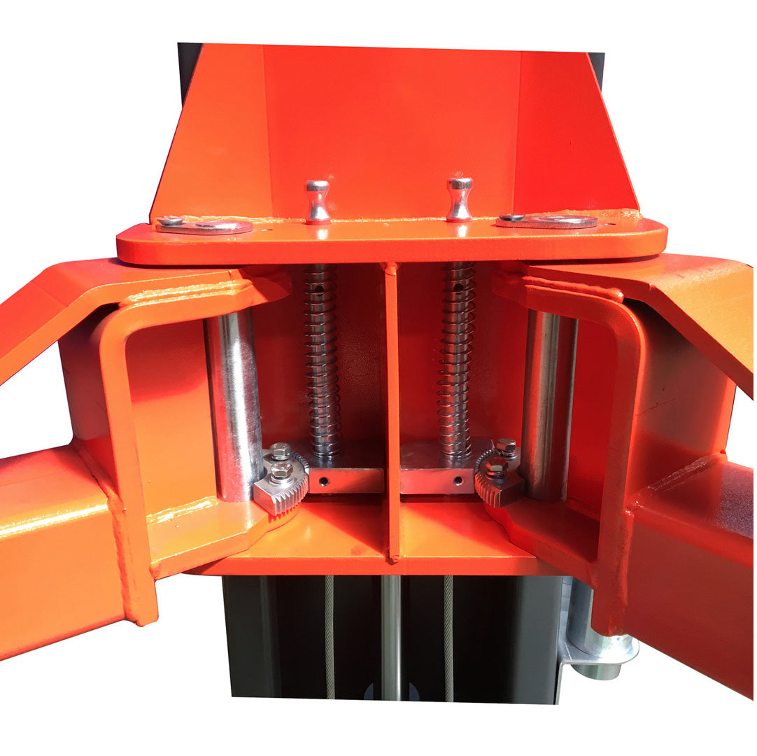 Stratus Clear Floor 12k lbs Single Point Manual Release 2-Post Lift SAE-C12X, alamoequipment.com