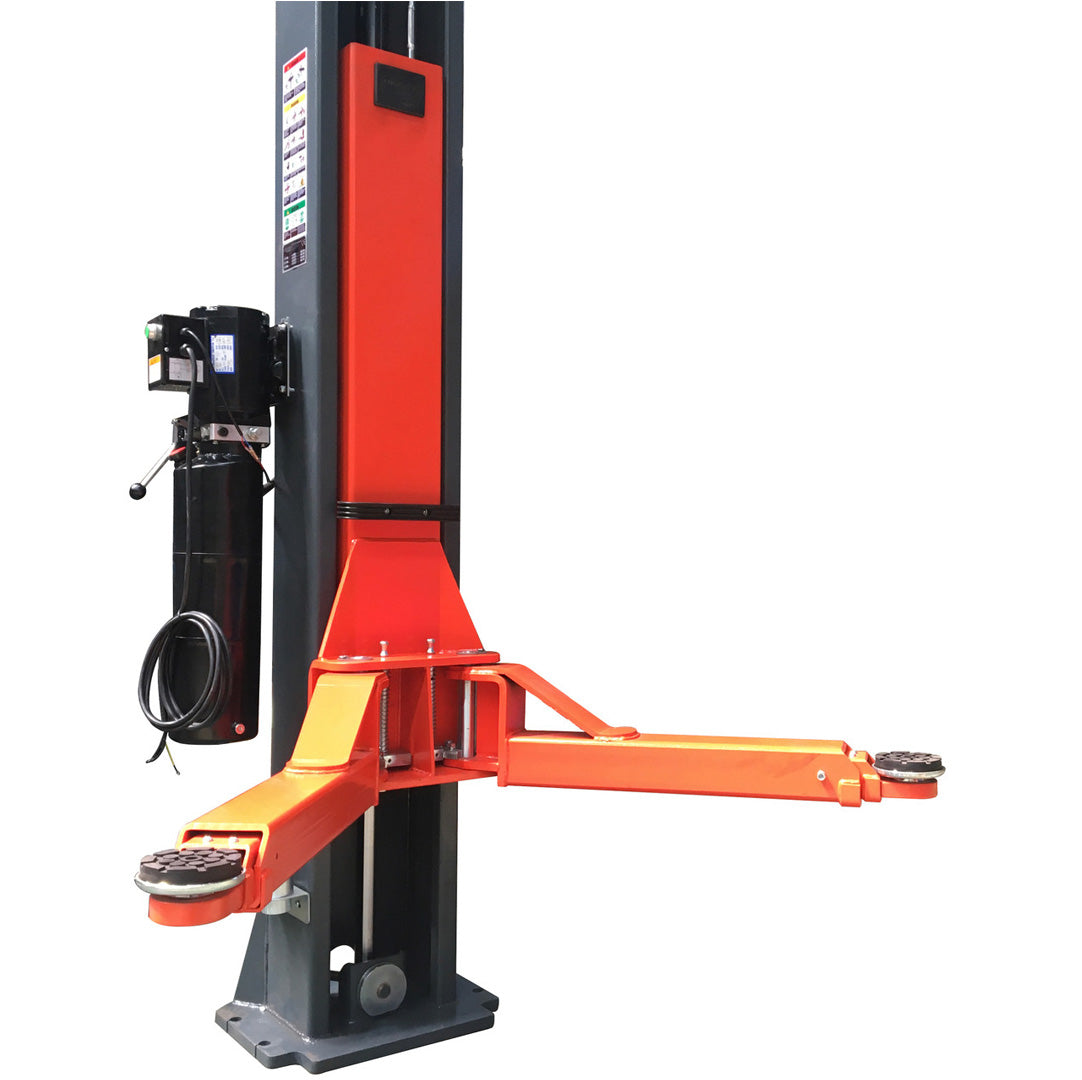 Stratus Clear Floor 14k lbs Single Point Manual Release 2-Post Lift SAE-C14X, alamoequipment.com