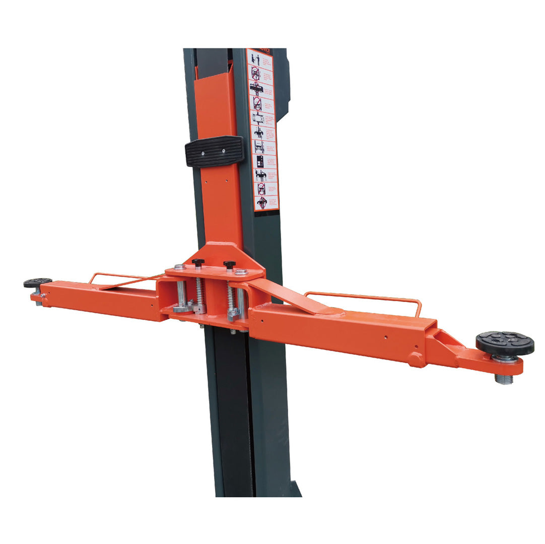 Stratus Floor Plate Open 9k lbs Single Point Manual Release 2-Post Car Lift SAE-C9P, alamoequipment.com
