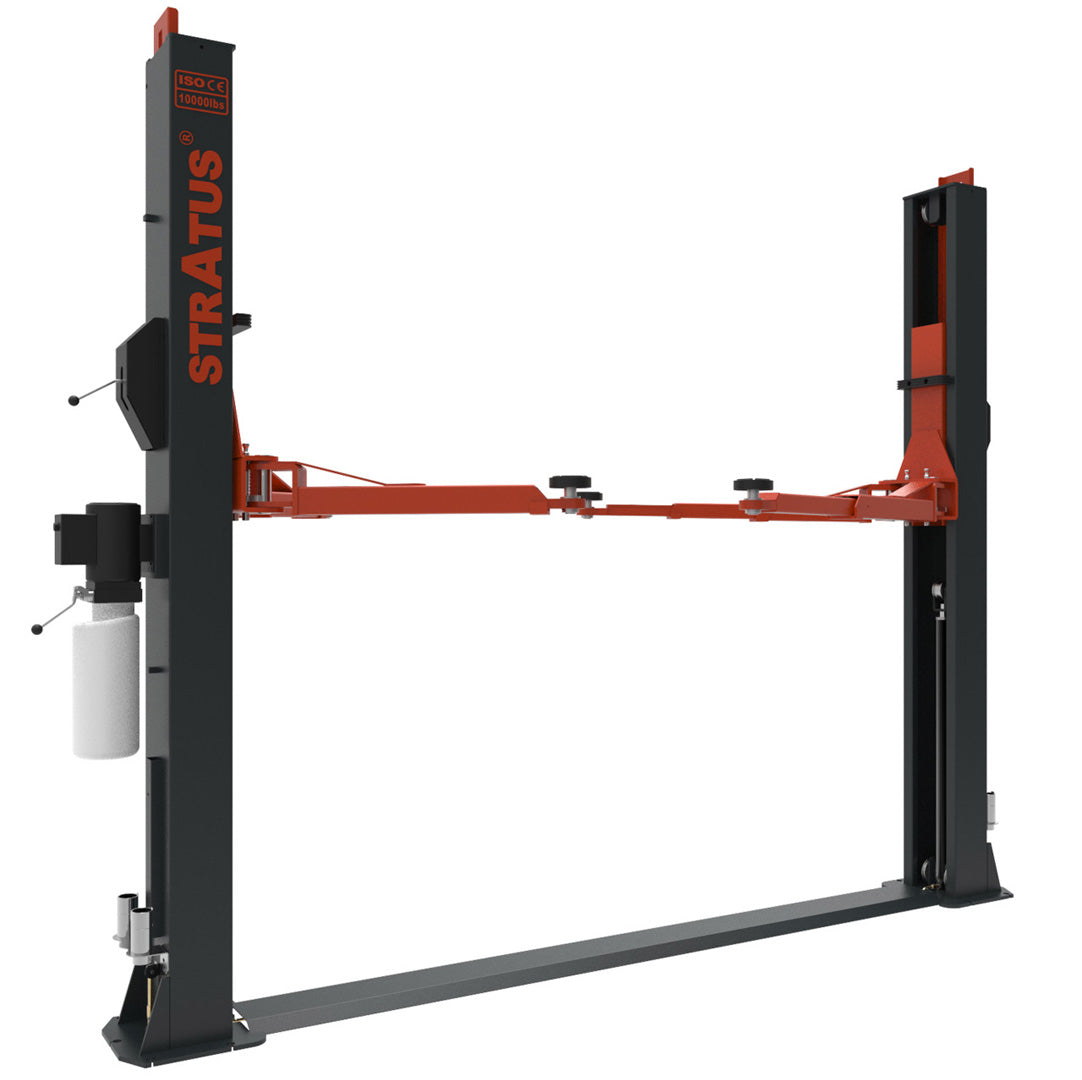 Stratus Floor Plate Open 10k lbs Single Point Manual Release 2-Post Car Lift SAE-F10S, Alamoequipment.com