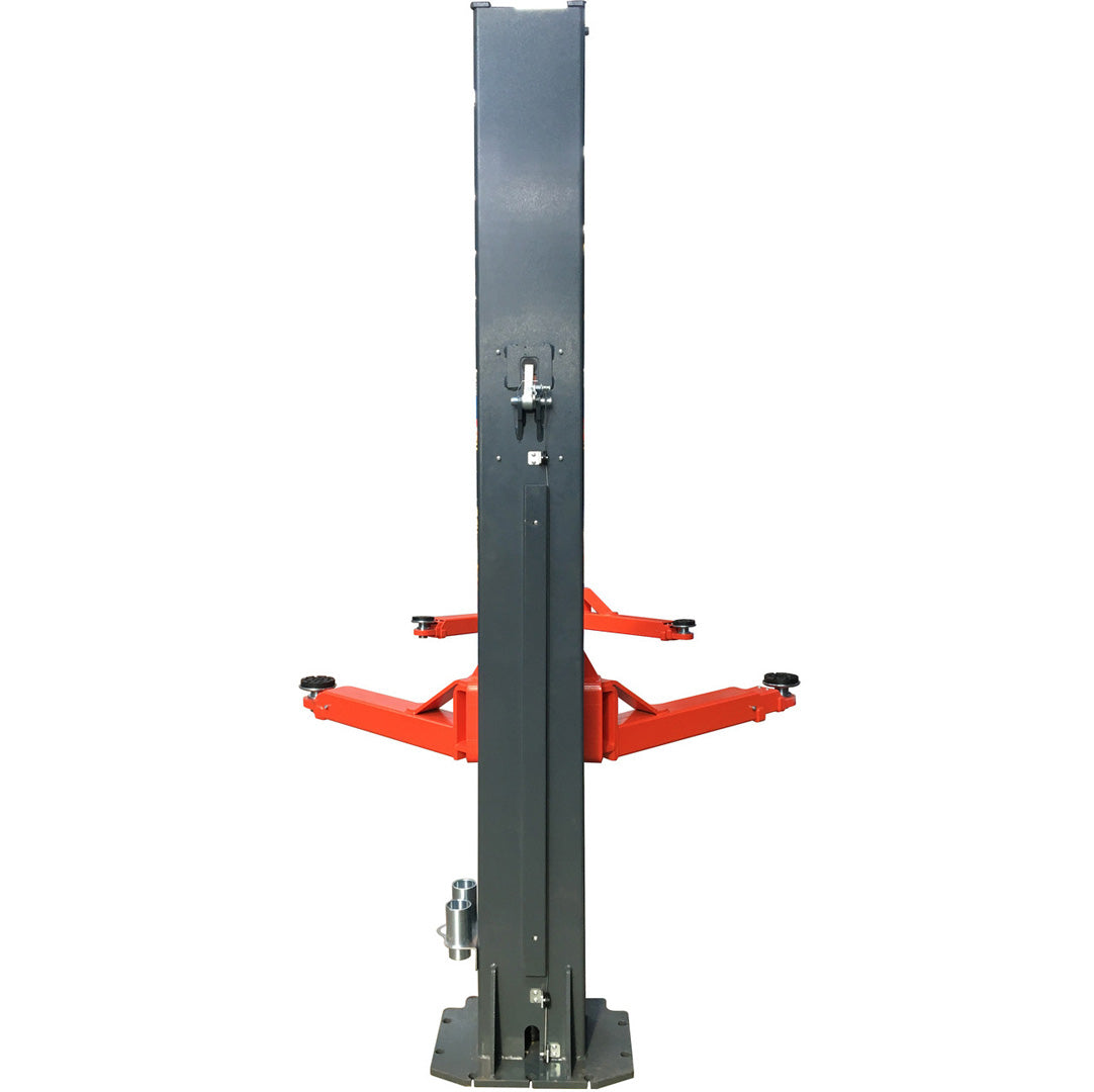 Stratus Extra Wide 12k lbs Single Point Manual Release 2-Post Lift SAE-F12X, alamoequipment.com
