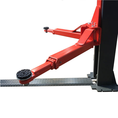 Stratus Extra Wide 12k lbs Single Point Manual Release 2-Post Lift SAE-F12X, alamoequipment.com