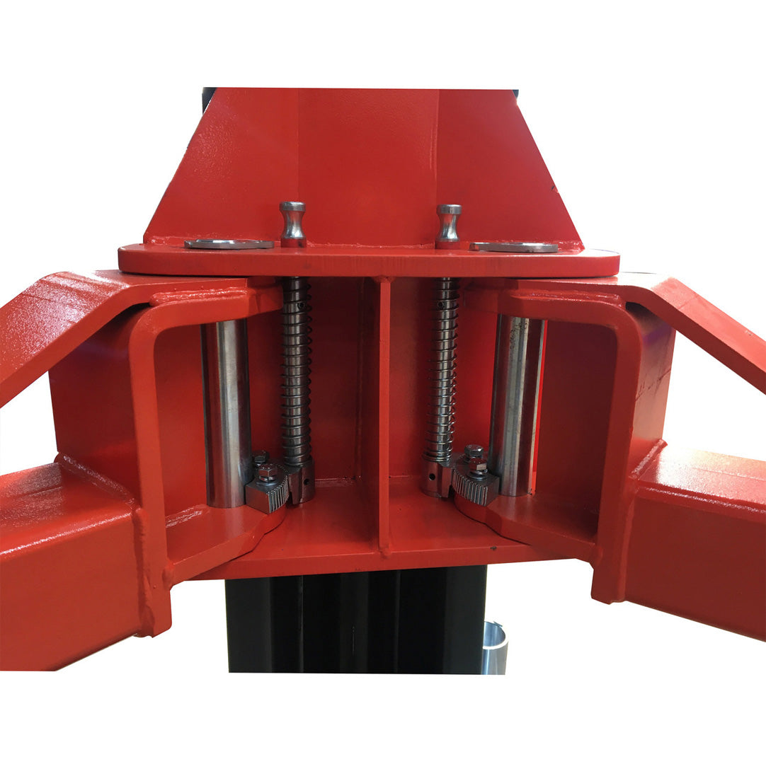 Stratus Extra Wide 12k lbs Single Point Manual Release 2-Post Lift SAE-F12X, alamoequipment.com