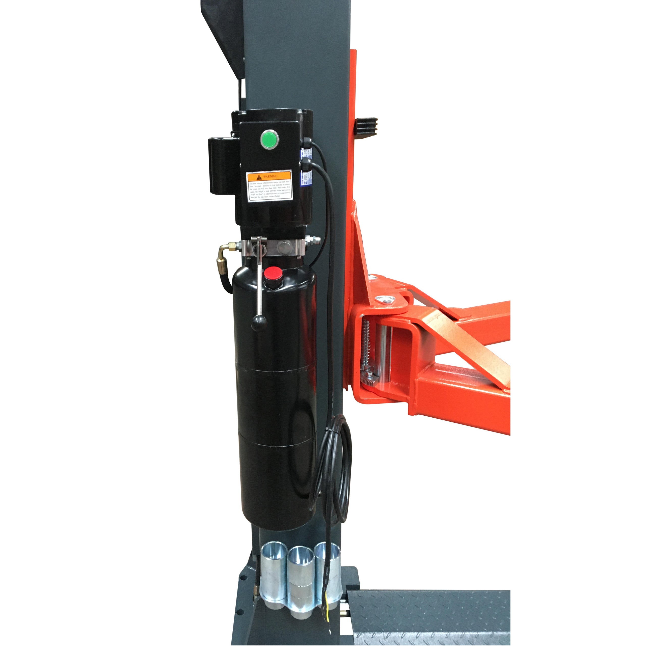 Stratus Extra Wide 14k lbs Single Point Manual Release 2-Post Lift SAE-F14X, alamoequipment.com