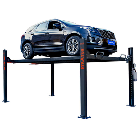 Stratus 4-Post 10k lbs Manual Release Car/Storage Lift SAE-P410, alamoequipment.com
