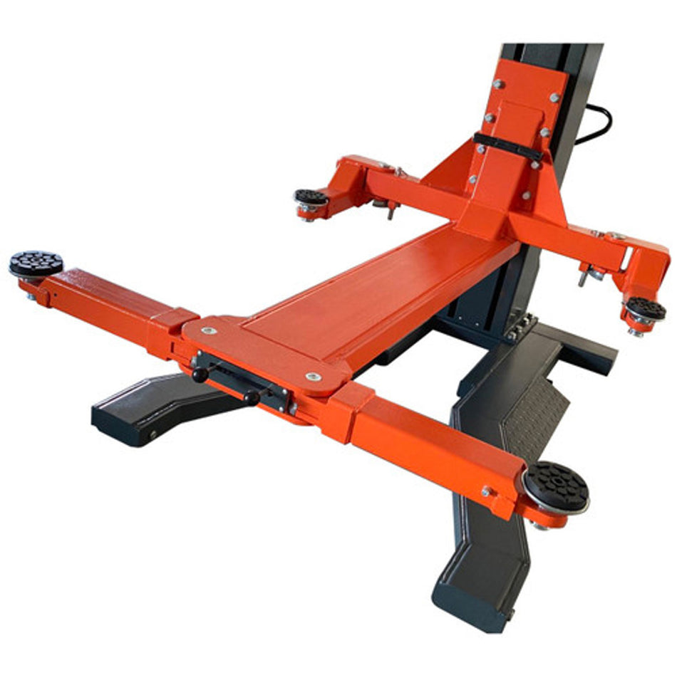 Stratus Single Post 6,600 lbs Manual Safety Lock Release Car Lift SAE-S66M, alamoequipment.com