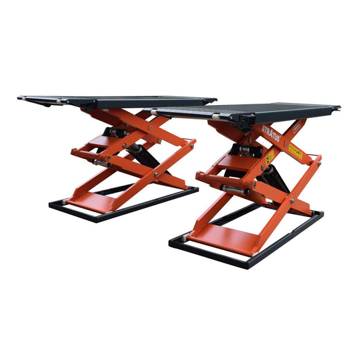 Stratus 3 Commercial Grade On-Ground  Scissor Car Lift Generation 3, SAE-UT9000, alamoequipment.com