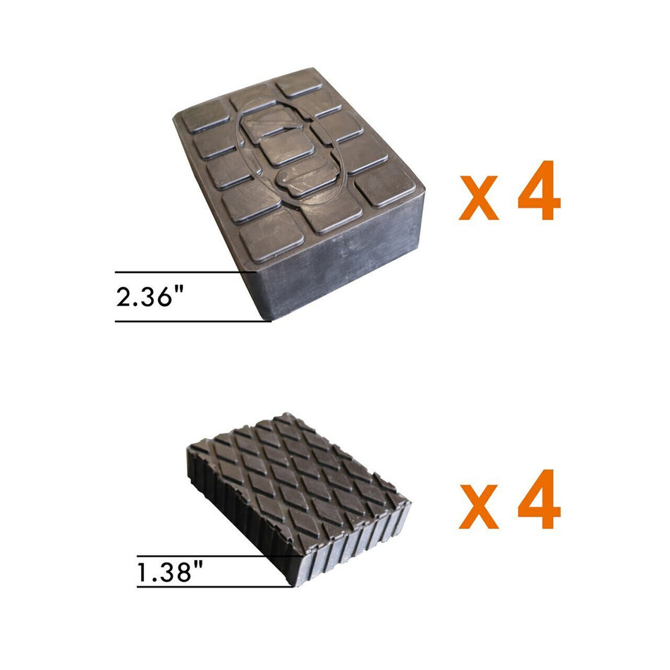 Stratus® Auto Lift Rubber Pads  Set of 8, PAD50, alamoequipment.com