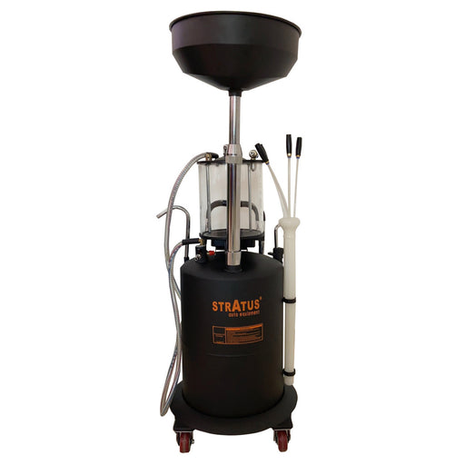 Stratus® Portable 21-Gallon Pneumatic Oil Drain Oil Extractor, SAE-OL21, alamoequipment.com