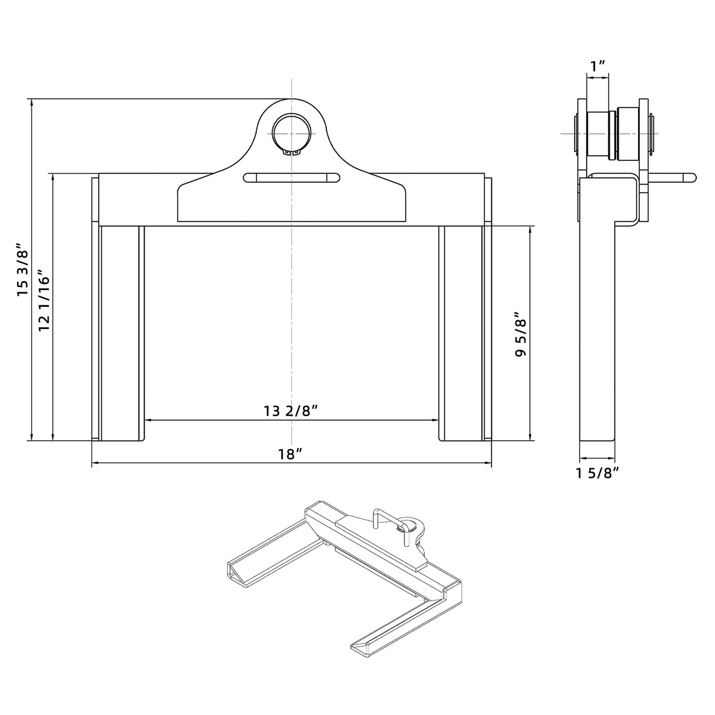 APlusLift 2-Post Car Lift Wheel Support Adapters - 4 Pieces, alamoequipment.com